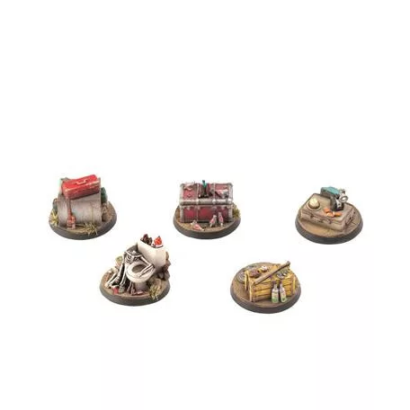 Fallout: Wasteland Warfare - Terrain Expansion: Objective Markers 1 - EN-MUH051727