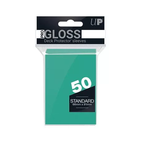 UP - Standard Sleeves - Aqua (50 Sleeves)-15259