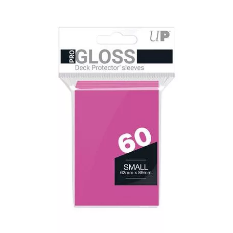 UP - Small Sleeves - Bright Pink (60 Sleeves)-15260