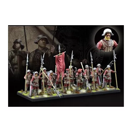 Conquest - Hundred Kingdoms: Militia Pikemen - EN-PBW2225