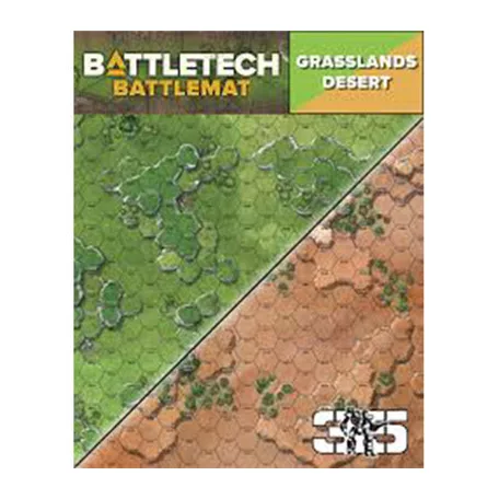 BattleTech Battle Mat Grasslands Desert-CAT-35800A