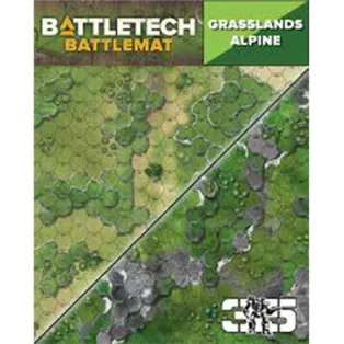 BattleTech Battle Mat Grasslands Alpine-CAT-35800C