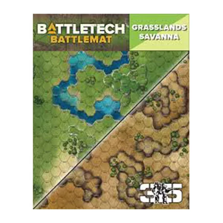 BattleTech Battle Mat Grasslands Savanna-CAT-35800D