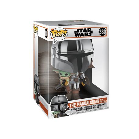 Funko POP! StarWars: Mandalorian - 10" Mandalorian w/ Child Vinyl Figure 25cm-FK49931