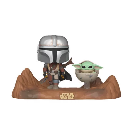 Funko POP! Moment: Mandalorian - Mandalorian & Child Vinyl Figures-FK49930