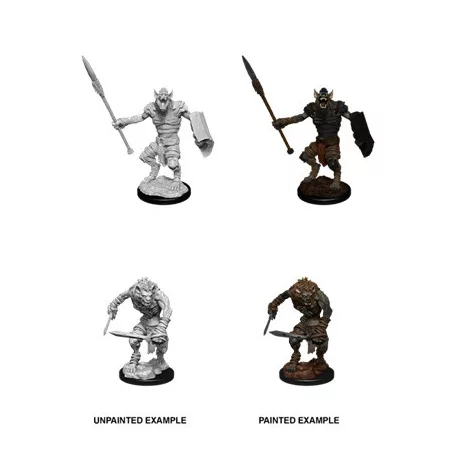 D&D Nolzur's Marvelous Miniatures: Gnoll & Gnoll Flesh Gnawer-90066