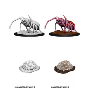 D&D Nolzur's Marvelous Miniatures: Giant Spider & Egg Clutch-90077