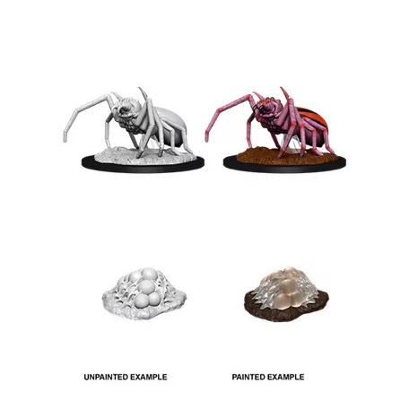 D&D Nolzur's Marvelous Miniatures: Giant Spider & Egg Clutch-90077