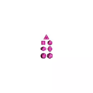Chessex Opaque Polyhedral 7-Die Sets - Light Purple w/white-25427