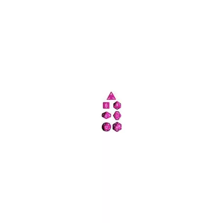 Chessex Opaque Polyhedral 7-Die Sets - Light Purple w/white-25427