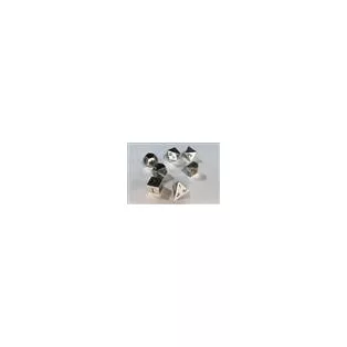 Chessex Specialty Dice Sets - Solid Metal Silver Colour Poly 7 die set-27021