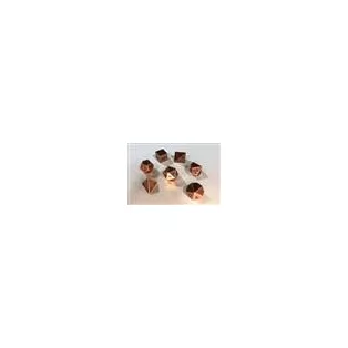Chessex Specialty Dice Sets - Solid Metal Copper Colour Poly 7 die set-27024