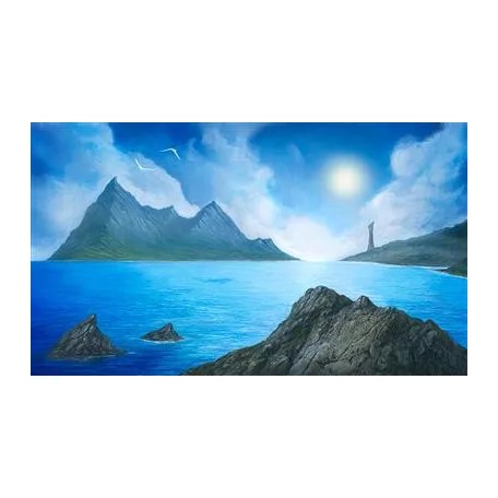 Kraken Wargames - TCG Mat 61x35cm - Island-KWG-TCG-17