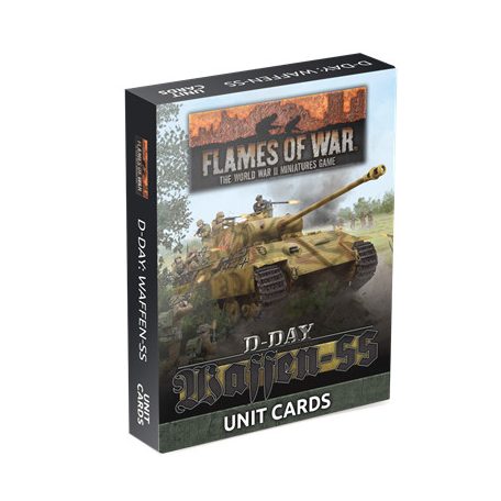 Flames of War - D-Day: Waffen-SS Unit Card Pack - EN-FW265U