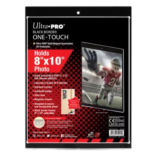 UP - 8" x 10" Black Border ONE-TOUCH Magnetic Holder-15421-UV