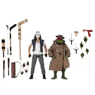 Teenage Mutant Ninja Turtles - Casey Jones & Raphael in Disguise 2 pack Action Figures 18cm-NECA54124