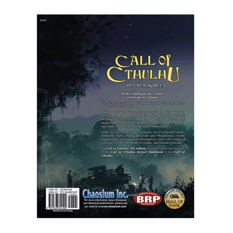 Call of Cthulhu RPG - Keeper Screen Pack (7th ed.) - EN-CHA23137