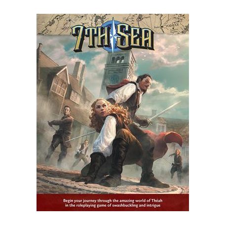 7th Sea RPG - Core Rulebook 2nd Edition - EN-JWP7000