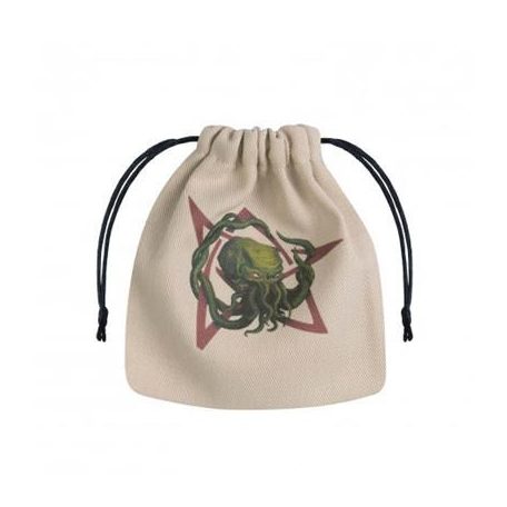 Call of Cthulhu Beige & multicolor Dice Bag-BCTH103