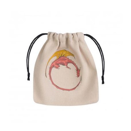 Dragon Beige & multicolor Dice Bag-BDRA101