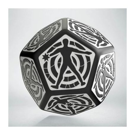 D12 Black & white Hit Location die-12HIT01