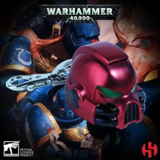 Warhammer 40K - Primaris Space Marine MKVII Helmet Blood Angels Keychain-WHK-K003