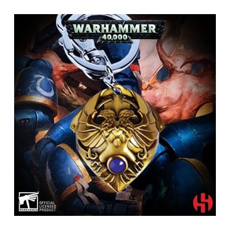 Custodian Shoulder Plate Keychain - Warhammer 40K-WHK-K005