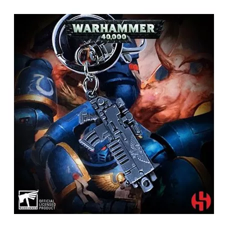 Warhammer 40K - Bolter Metallic Finish Keychain-WHK-K007