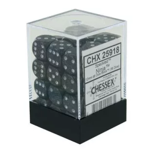 Chessex Speckled 12mm d6 Dice Blocks with Pips (36 Dice) - Ninja-25918