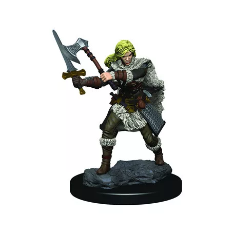 D&D Icons of the Realms Premium Figures: Human Female Barbarian-93020