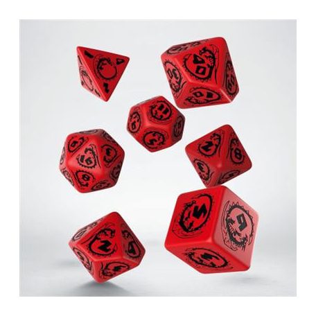 Dragons Dice Set: Garnet-SDRA04