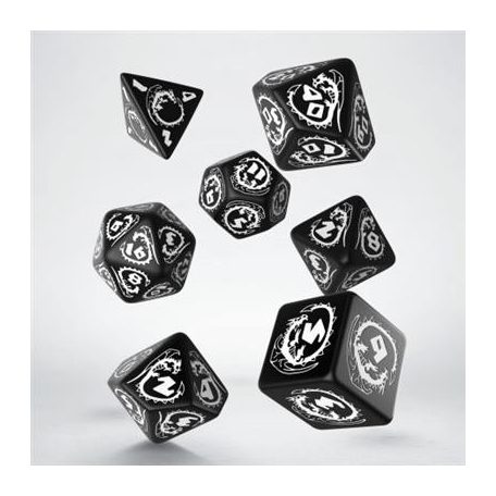 Dragons Dice Set: Hematite-SDRA01