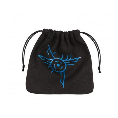 Galactic Black & blue Dice Bag-BGAL102