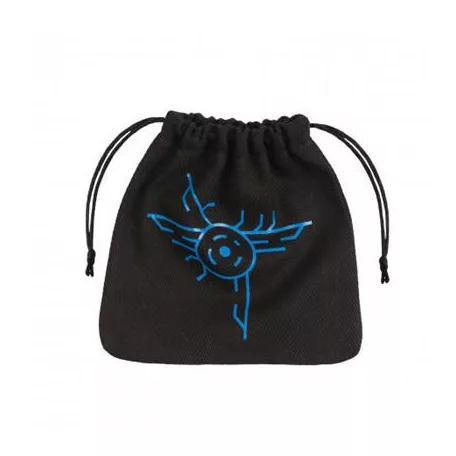 Galactic Black & blue Dice Bag-BGAL102