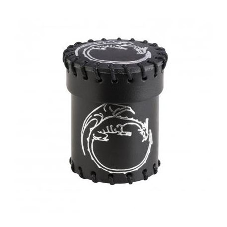 Dragon Black Leather Dice Cup-CDRA101