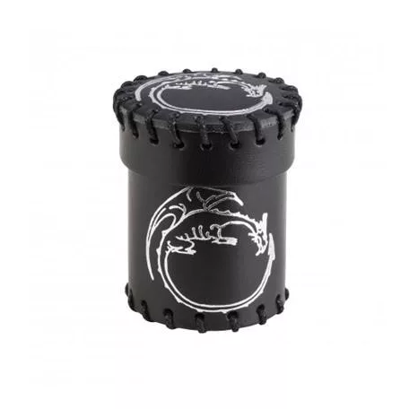 Dragon Black Leather Dice Cup-CDRA101