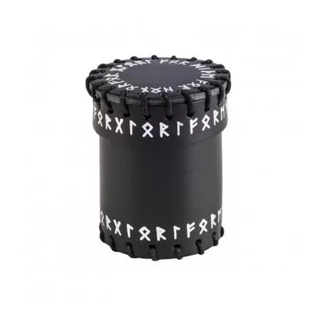 Runic Black Leather Dice Cup-CRUN101