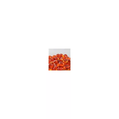 Chessex Gaming Glass Stones in Tube - Orange (40)-1123