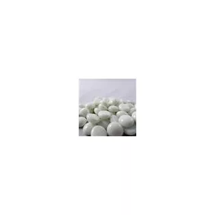 Chessex Gaming Glass Stones in Tube - White (40)-1131