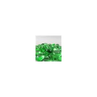 Chessex Gaming Glass Stones in Tube - Crystal Light Green (40)-1135