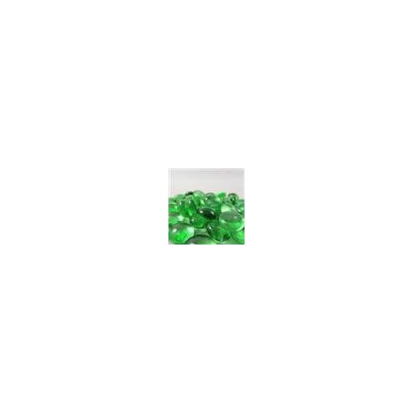 Chessex Gaming Glass Stones in Tube - Crystal Light Green (40)-1135