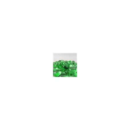Chessex Gaming Glass Stones in Tube - Crystal Light Green (40)-1135