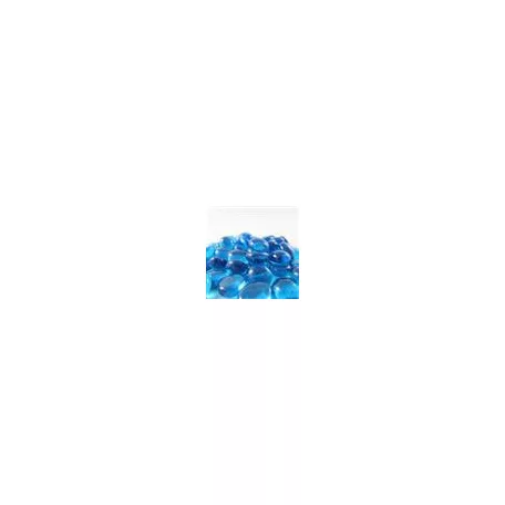 Chessex Gaming Glass Stones in Tube - Crystal Aqua (40)-1137