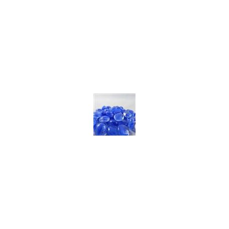 Chessex Gaming Glass Stones in Tube - Catseye Dark Blue (40)-1160