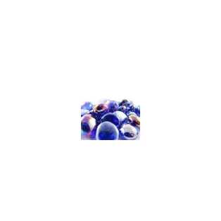 Chessex Gaming Glass Stones in Tube - Iridized Dark Blue (40)-1176