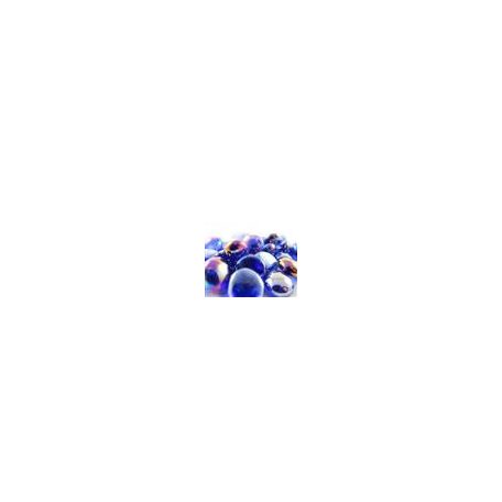 Chessex Gaming Glass Stones in Tube - Iridized Dark Blue (40)-1176