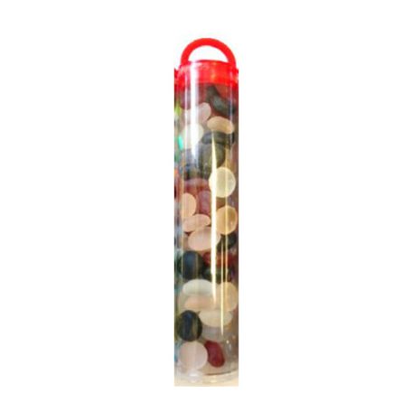 Chessex Gaming Glass Stones in Tube - Assorted Frosted (40)-1196