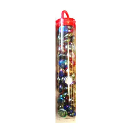 Chessex Gaming Glass Stones in Tube - Assorted Iridized (40)-1197