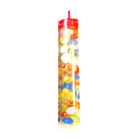 Chessex Gaming Glass Stones in Tube - Assorted Catseye (40)-1198