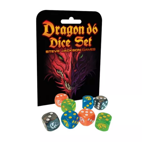 Dragon D6 Dice Set-SJG5957